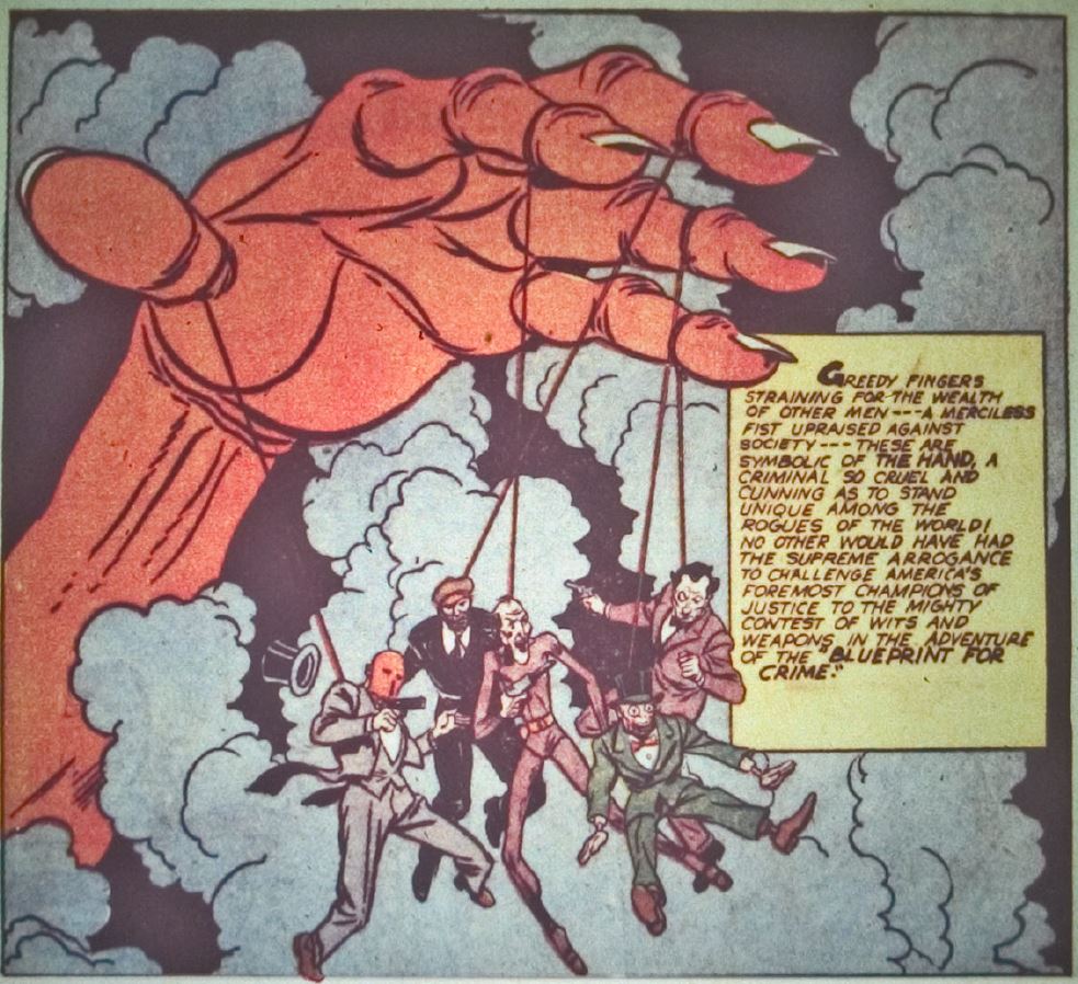 MINOR SUPER-VILLAIN 333: THE FIVE FINGERS OF THE HAND