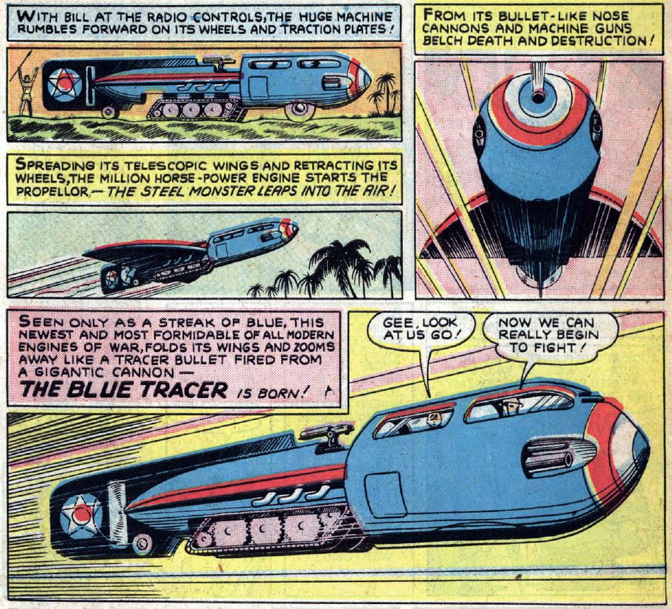 MINOR SUPER-HERO 042: THE BLUE TRACER