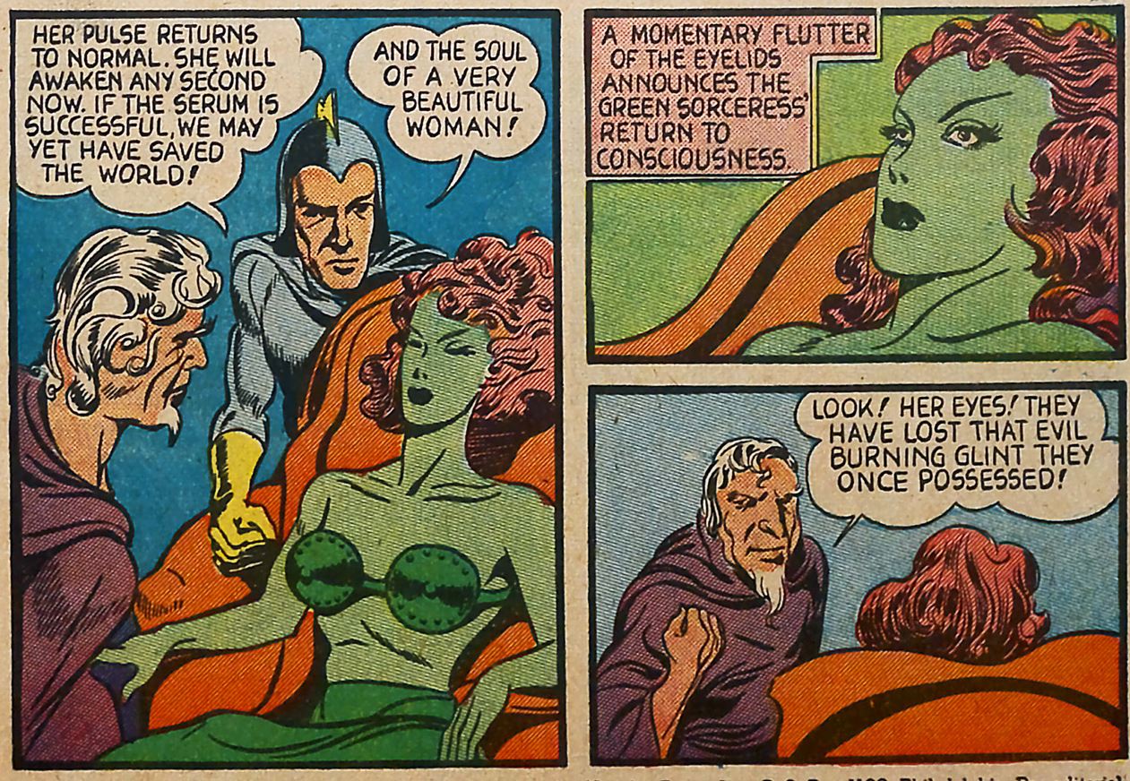 MINOR SUPER-VILLAIN 502: THE GREEN SORCERESS