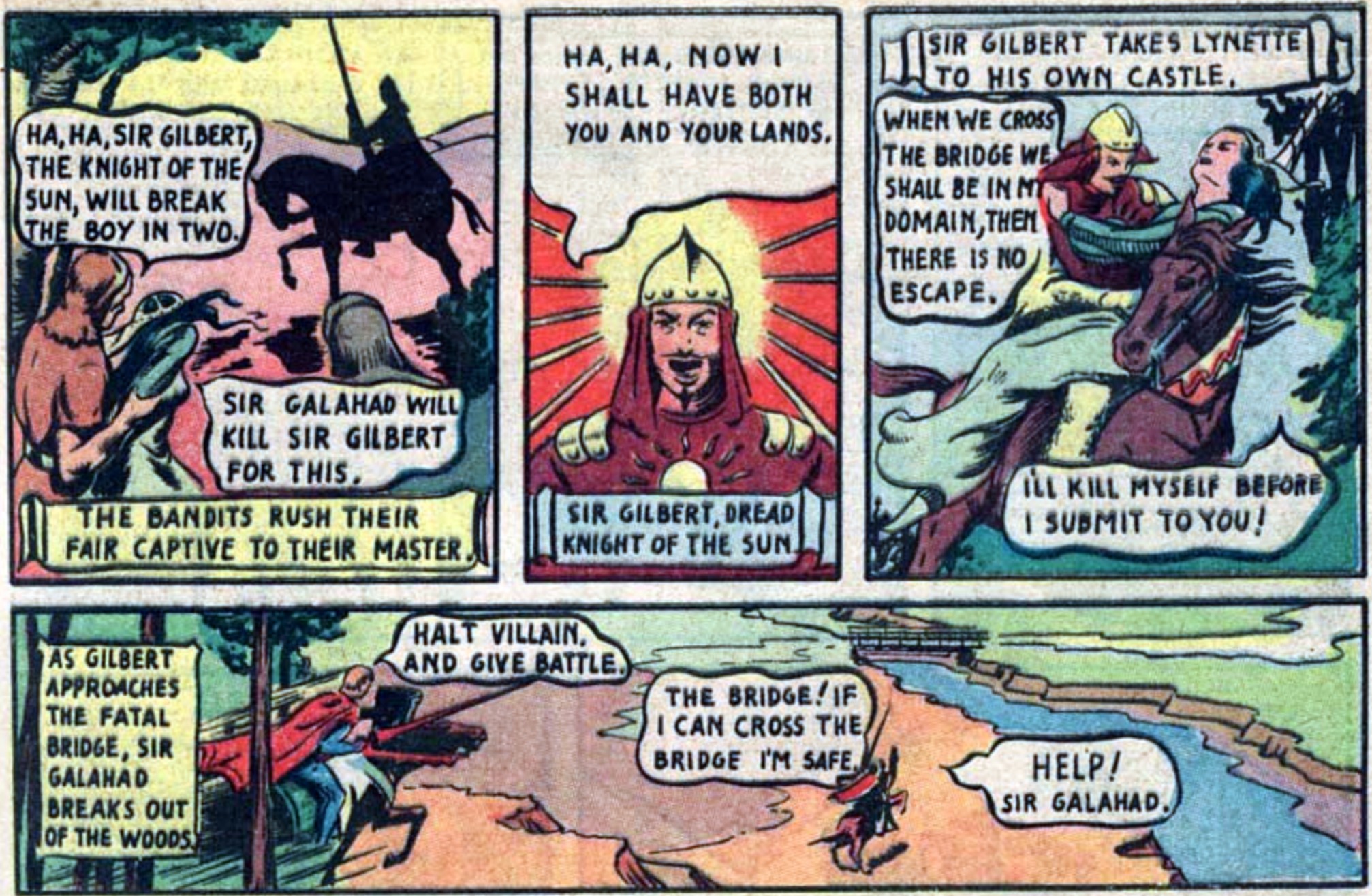 MINOR SUPER-VILLAIN 832: SIR GILBERT, THE SUN KNIGHT