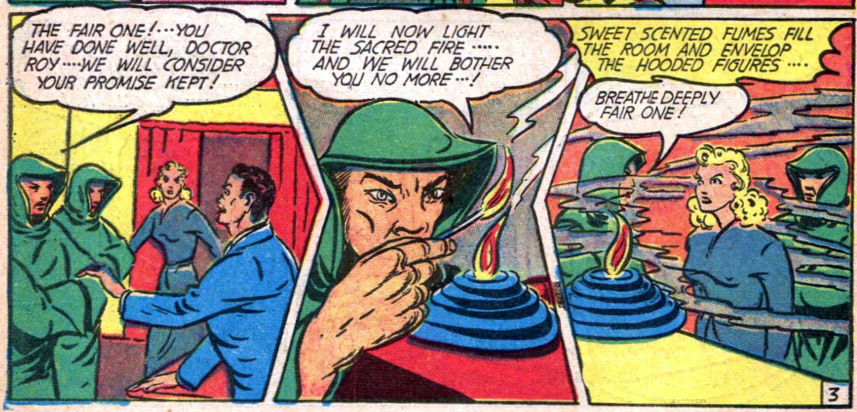 MINOR SUPER-VILLAIN 977: THE HOODED MEN